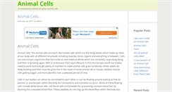 Desktop Screenshot of animalcells.net